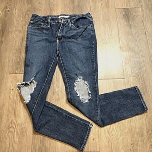 Levi's 711 Skinny Distressed Jeans, size Women's 27